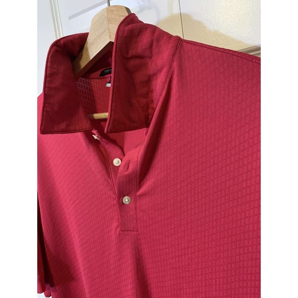 Tiger Woods Collection Men’s Sz M‎ Golf Polo Shirt Pink